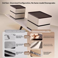 Meuble de Rangement de Chevet Moderne Minimaliste en Bois Massif Haut de Gamme avec Serrure à Code, Collection Luxe Léger, Nouveauté 2026, Vente Chaude, Chine