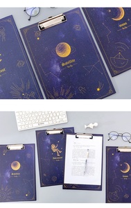 Carpeta Portapapeles A4 de PVC Ecológica con Certificación ROHS, Diseño de Cielo Estrellado de Fantasía, Material de Oficina y Papelería Escolar - Product Image 5
