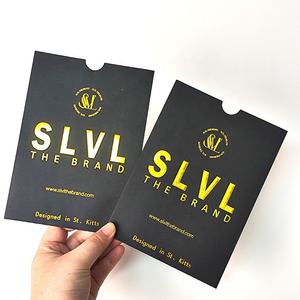 Enveloppe porte-carte cadeau personnalisée en papier pour cartes de crédit d'hôtel ou de membre - Product Image 2