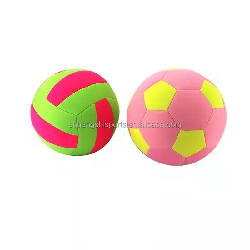 size 5 4 3 2 1 big size Neoprene SBR material waterproof beach volleyball volleyball balls for beach play in the swimming pool
