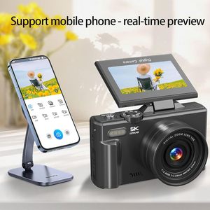 <span class=keywords><strong>Appareil</strong></span> <span class=keywords><strong>photo</strong></span> numérique 5K jusqu'à 75MP avec écran rabattable 3.0, prise en charge du Wi-Fi pour le streaming en direct TikTok, vente directe usine avec certification CE FCC - Product Image 6