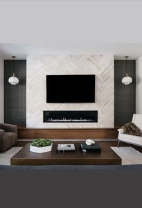 Modern Design Floating <strong>TV</strong> <strong>Stand</strong> <strong>Wall</strong> Unit Luxury Living Room <strong>Wall</strong> Console for Bedroom <strong>Wall</strong> Mounted <strong>TV</strong> Cabinet with <strong>Fireplace</strong> - Product Image 4