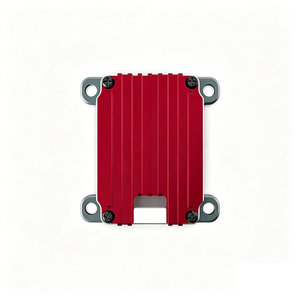 4.9G/5.8G 8CH/48CH 1.6W VTX FPV Video Transmitter Red Aluminum Heat Sink Radiator with Mounting Screws for FPV <b>Drone</b> - Product Image 4