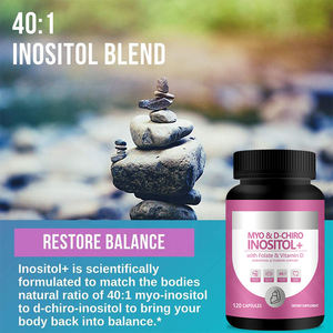 แคปซูลผงคอมเพล็กซ์ไมโอ-ดี-ไครโอ-อินอซิทอล สำหรับผู้ใหญ่และสตรีมีครรภ์  ผสมวิตามินดี3และโฟเลต  แบรนด์ส่วนตัว - Product Image 5