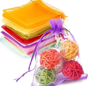 <span class=keywords><strong>Bolsas</strong></span> de Regalo Personalizadas en Stock, Promocionales, Pequeñas, de 10x15 20x30, Blancas, de <span class=keywords><strong>Organza</strong></span> con Cordón, para Cosméticos, Dulces, Joyería, Navidad - Product Image 1