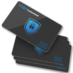 Toptan anti hırsızlık kredi kartı-CMRFID özel hediye 13.56Mhz güvenli kredi kartı koruyucu NFC RFID engelleme kartı Anti hırsızlık Anti kayma kredi kartı engelleyici