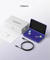 Konsol Game Genggam Retro Retroid Pocket Flip 2 Konsol Video Game SD865 Layar Sentuh AMOLED 5.5 Android13 WIFI6 untuk PSP PS2