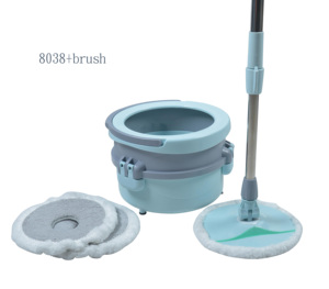 Serpillière à séchage magique en microfibre avec tête en métal pour le nettoyage ménager, type à presser, Super Easy Life, 360 degrés - Product Image 5