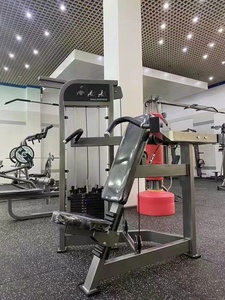 Presse d'épaule d'équipement de gymnastique d'exercice chargée par goupille witn pile de poids lourd - Product Image 4