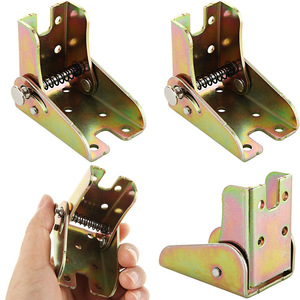 Patas Plegables para Sofá Ke Yang, 60x45x39mm, Zincadas, con Bisagra Autoblocante, Conector de Herrajes para Muebles - Product Image 2