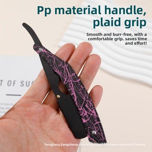 Afeitadora Manual Profesional de Estilo Vintage <span class=keywords><strong>para</strong></span> Barbería y Peluquería, Recortadora Facial de Una Sola Cuchilla - Product Image 2