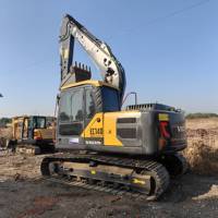 Excavatrice hydraulique d'occasion Volvo EC140 de 14 tonnes, haute fiabilité, en bon état