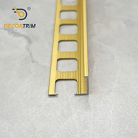 DECORTRIM Moderne En Céramique Or Bordure En Aluminium Garniture À Bas Prix Carrelage Bord Bordure Bande Coins Moulure Murale Carrelage Accessoires