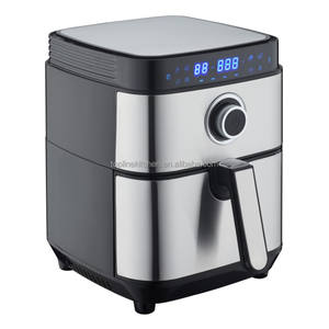 <span class=keywords><strong>Friteuse</strong></span> <span class=keywords><strong>électrique</strong></span> 5,5 L 7,5 L 9,2 L Capacité Affichage <span class=keywords><strong>semi</strong></span> numérique <span class=keywords><strong>Friteuse</strong></span> à air en acier inoxydable 1700W - Product Image 1