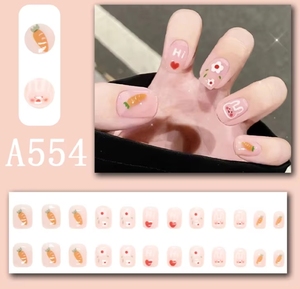 NUEVO 2026 Venta al por mayor Nuevo estilo de moda francesa ABS 24 piezas <span class=keywords><strong>Uñas</strong></span> <span class=keywords><strong>postizas</strong></span> de cobertura completa de lujo, <span class=keywords><strong>Uñas</strong></span> ataúd, <span class=keywords><strong>Uñas</strong></span> <span class=keywords><strong>postizas</strong></span> de bailarina personalizadas - Product Image 5