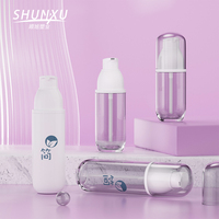Emballage cosmétique en gros : flacon de toner en plastique blanc, flacon de crème solaire, flacon vaporisateur fin, flacon de spray cosmétique avec pompe à lotion