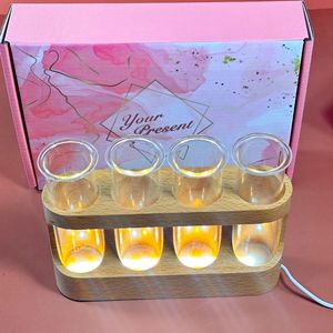 Plantes vertes hydroponiques en stock, fleurs fraîches et séchées, lampes à tube, lumières d'ambiance LED pour arrangements floraux, décoration intérieure - Product Image 3
