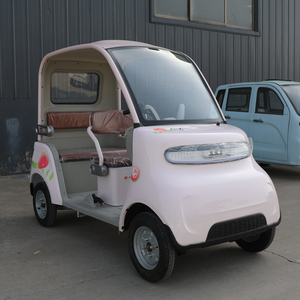Quatre portes quatre sièges 650W <span class=keywords><strong>Min</strong></span> <span class=keywords><strong>E</strong></span> voitures sans permis 40KM par heure adulte fermé électrique Mini EV voiture - Product Image 2
