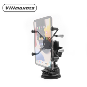 VINmounts 1" Ball X <b>Tablet</b> Holder with Twist-Lock Suction Cup <b>Mount</b> for 7"-8" <b>Tablets</b> <b>Car</b> Windshield <b>Tablet</b> <b>Mounts</b> - Product Image 6