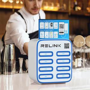 Chargeur de téléphone de bureau à louer CS-S08, menu partagé, batterie externe Li-Polymère 5000 mAh, charge rapide USB, sortie 30W, ultra-mince - Product Image 6