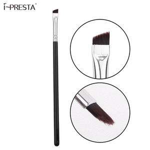 IPRESTA Wood <span class=keywords><strong>Eyecare</strong></span> Pinceaux de maquillage Ultra Fine Fine Flat Angled <span class=keywords><strong>Eyeliner</strong></span> Brow Concealer Private Label Eye Makeup Brush - Product Image 1