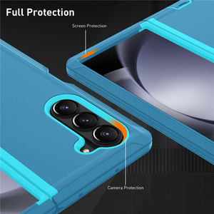 Chống sốc TPU PC lai trường hợp điện thoại cho Samsung Z lật 6 vành đai Clip Holster đứng chủ với thiết kế đồng bằng điện thoại di động trường hợp - Product Image 6