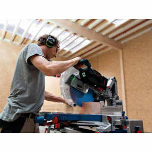 Scie à onglets radiale sans fil Bosch GCM 18V-305 GDC BITURBO pour bois et aluminium - Product Image 5