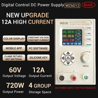 WZ6012 Module d'alimentation abaisseur haute puissance réglable CNC DC DC Buck Converter Courant constant Tension constante 60V 12A