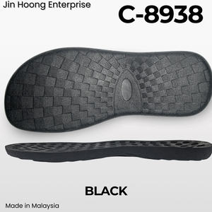 Semelles de chaussures pour hommes en PVC antidérapantes et résistantes à l'eau, conçues pour un usage quotidien avec une forte adhérence, une base stable et un soutien durable. - Product Image 6