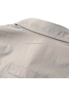 Ropa de Pesca de Talla Grande, de Spandex y Poliéster, Estampada, Transpirable, Impermeable, Resistente al Viento, Antibacteriana, de Secado Rápido, Anti-UV, Tela de 220g - Product Image 4