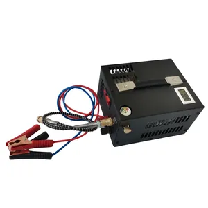 12V mini pcp compresor de aire 4500 psi con 110V 220V convertidor y filtro