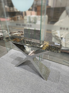 Beautiful Lemurian Blue Luxury Stone Side Table Factory Delivery Coffee Table - Product Image 2