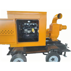 Pompe centrifuge à moteur diesel haute pression en fonte de 6 pouces 60Hz Drainage d'étang de construction auto-amorçant Eau propre - Product Image 2