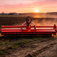 Cultivateur rotatif 1JMSL-280 économique pour la pulpe de riz, à attacher à un tracteur 3 points - DTNJ