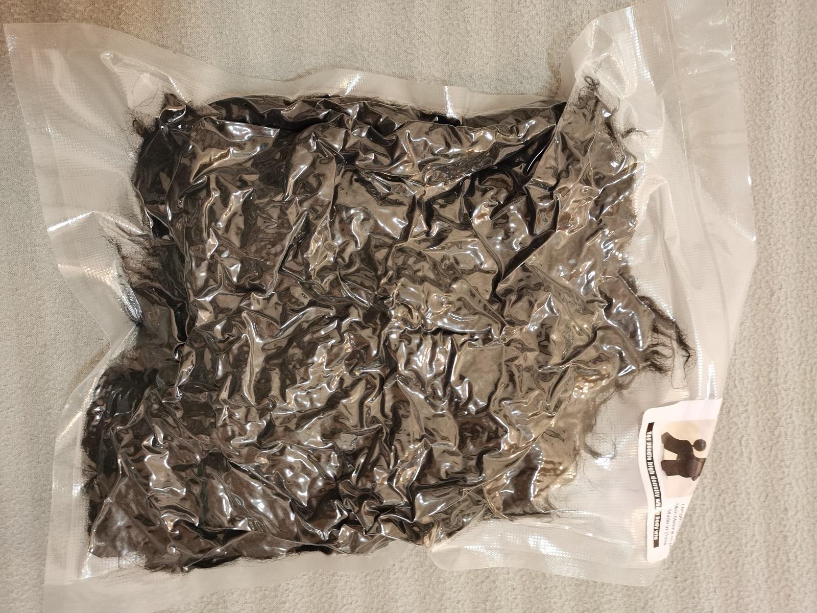 プードルMr.Jiangモデル犬全身ウィッグラムウィッグ黒、白、茶色の