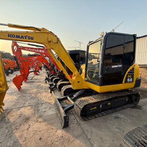 Excavadora Usada KOMATSU PC56 PC60 Mini de 5 y 6 Toneladas, Hidráulica, Oruga, Original de Japón, Buen Estado, Pocas Horas, Precio Económico, en Venta - Product Image 1