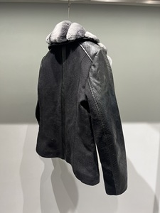 Abrigo de piel de oveja de primavera con puños y cuello de piel de conejo <span class=keywords><strong>chinchilla</strong></span> auténtica, chaqueta de cuero para mujer - Product Image 6