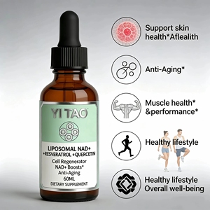 NAD+ Liposomal con Resveratrol y Quercetina, Suplemento Dietético de 60 ml, Apoya el Antienvejecimiento, la Salud de la Piel y los Músculos, Regenerador Celular - Product Image 5