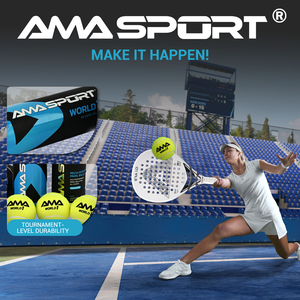 AMA Sport di qualità Premium professionale per prestazioni migliorate Match World 1 <span class=keywords><strong>Padel</strong></span> Tennis Ball - Product Image 6