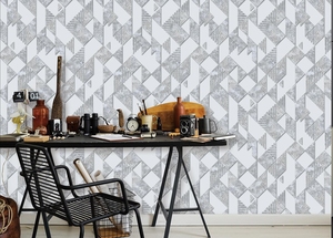Yeni Trend Modern 3D doğal PVC duvar kağıdı oturma odası ve mutfak eğlence kullanımı için doğrudan tedarikçi - Product Image 3