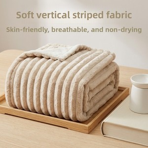 <span class=keywords><strong>Manta</strong></span> Eléctrica de Felpa para Dormitorio, Cómoda y Suave, Lavable a Máquina, Imitación Piel de Conejo, Control Inteligente - Product Image 3