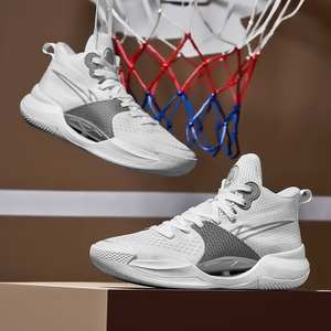 Chaussures de sport décontractées de haute qualité, style tendance pour la marche, style basketball, chaussures à lacets pour hommes, baskets personnalisées pour hommes - Product Image 3