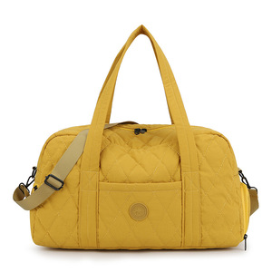 Custom Multi-color Nylon Quilted Diamond Large-capacity for Gym Shopping Portable Lightweight Travel Luggage <b>Bags</b> <b>Ladies</b> Sale - Product Image 1