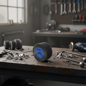 Disco Abrasivo de Tela Ttake de 50x10 mm, Grano 60, Eje de 6 mm para Pulir Metal - Product Image 3