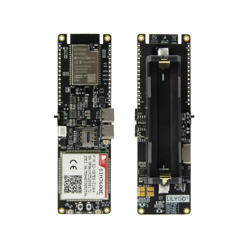 Unsoldered TTGO SIM7600E-H Module ESP32-WROVER-B Chip WiFi 18560 Battery Holder Solar Charge Development Board