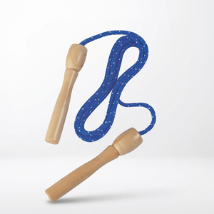 Corde à sauter légère et réglable avec poignée en bois, différentes longueurs, durable, pour l'exercice et le fitness, unisexe, emballage portable - Product Image 5