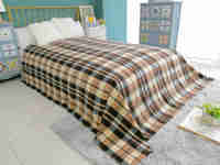 Premium ultra doux léger propagation confortable chaud thermique brossé canapé approvisionnement échantillon polaire tissu jeter couverture
