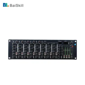 BaiSKill-MA120 Console de mixagem de gravações bluetooth com efeito reverb e interface usb para karaokê ao vivo