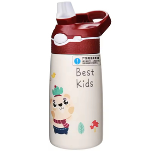 Borraccia Termica <span class=keywords><strong>per</strong></span> Bambini con Beccuccio a Forma di Anatra, Bottiglia d'<span class=keywords><strong>Acqua</strong></span> Portatile in <span class=keywords><strong>Acciaio</strong></span> Inossidabile - Product Image 5