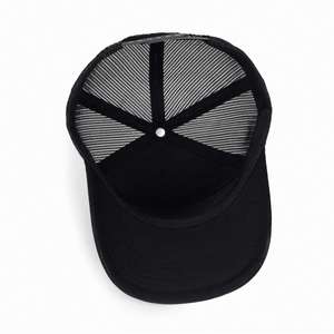 Blank Snapback Sports Trucker Baseball <b>Cap</b> 7 Panel Golf Custom Logo <b>Flat</b> Brim Mesh Unisex Fashion <b>Summer</b> Hat - Product Image 5